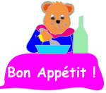 Bon appétit ourson